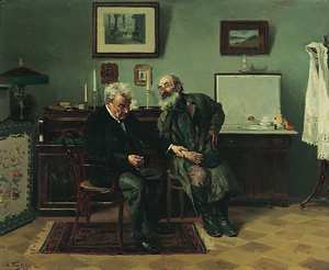Маковский В. За лекарством
1884